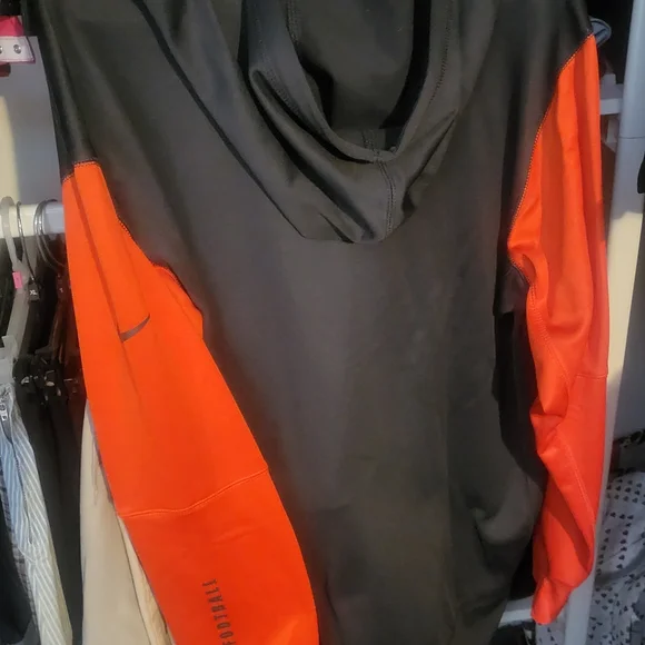 Nike Men's CLEVELAND BROWNS NFL Zip-Up with Hood XL - Picture 2 of 2